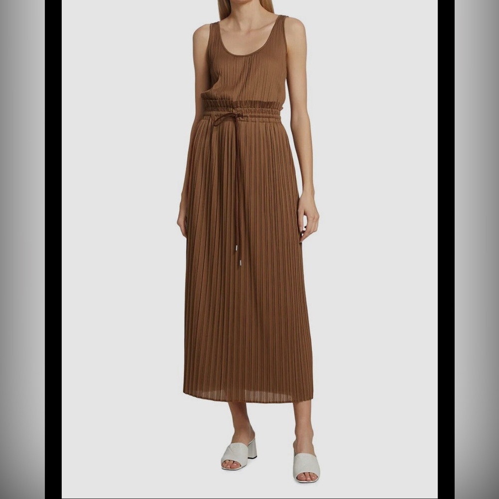 A.L.C pleated drawstring dress size medium
